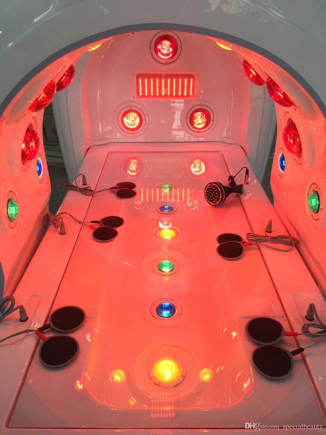 Multifunctional spa capsule / infrared steam sauna LED Skin Rejuvenation bed
