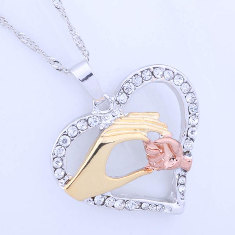 Pendant Necklaces Arrival Crystal Necklace Mommy And Baby Hand Jewelry With Heart In For Mom 0050
Pendant Necklaces Arrival Crystal Necklace Mommy And Baby Hand Jewelry With Heart In For Mom 0050