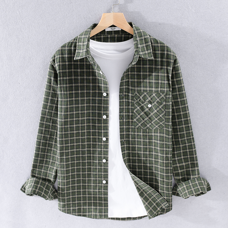 2021 New Nova Chegada Manga Comprida Marca Masculina Xadrez Camisas De Algodo Para Moda Confortvel Camisa Casual Dos Homens Ycxl, Green
2021 New Nova Chegada Manga Comprida Marca Masculina Xadrez Camisas De Algodo Para Moda Confortvel Camisa Casual Dos Homens Ycxl, Green