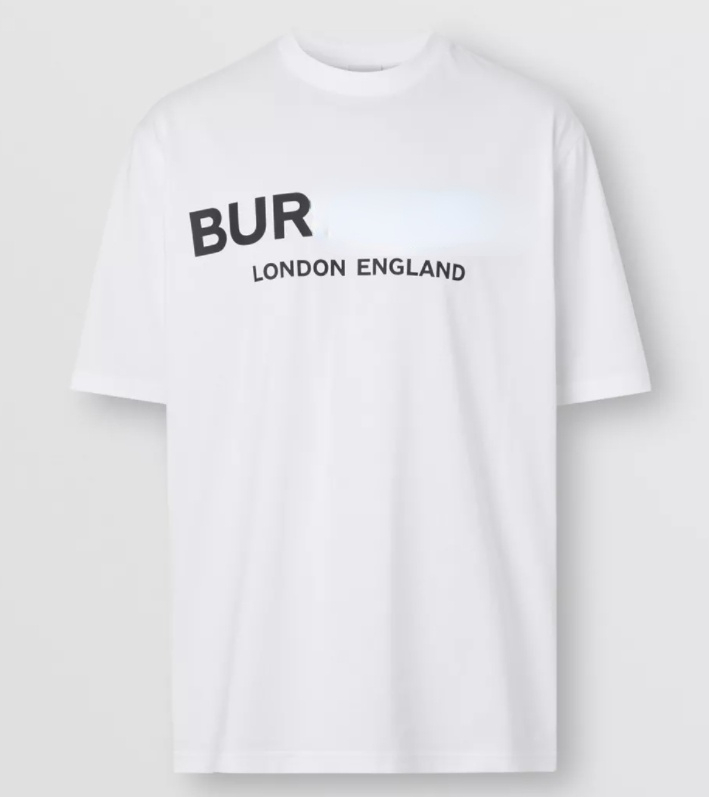 Famous Mens High Quality T Shirt Letter Print Round Neck Short Sleeve Black White Fashion Men Women High-Quality Tees Letter Print