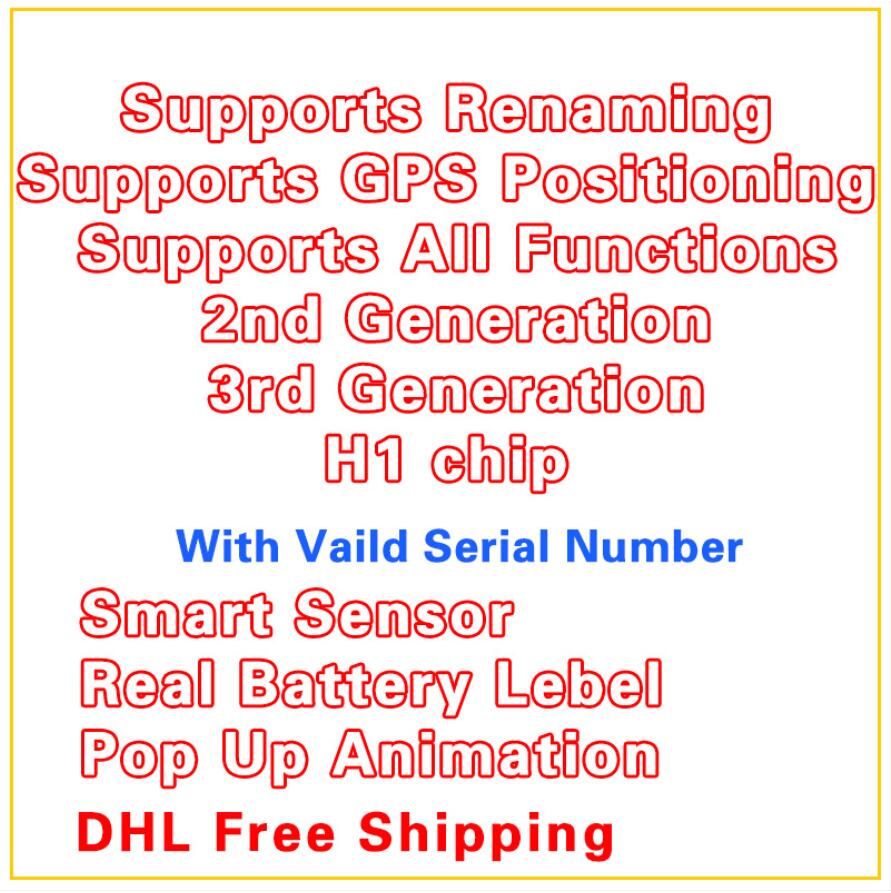 5pcs DHL UPS Free H1 chip earphones Gps Rename Air Ap3 pro Ap2 Tws Gen 2 Pods pop up window GPS positioning Rename
5pcs DHL UPS Free H1 chip earphones Gps Rename Air Ap3 pro Ap2 Tws Gen 2 Pods pop up window GPS positioning Rename