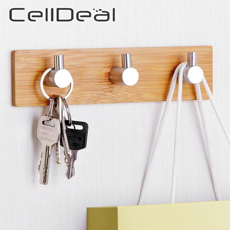 1PC Bamboo Stainless Steel Hook Wall Clothes Bag Hanger Coat Towel Hook Kitchen Bathroom Door Rustproof Shelf Storage
1PC Bamboo Stainless Steel Hook Wall Clothes Bag Hanger Coat Towel Hook Kitchen Bathroom Door Rustproof Shelf Storage