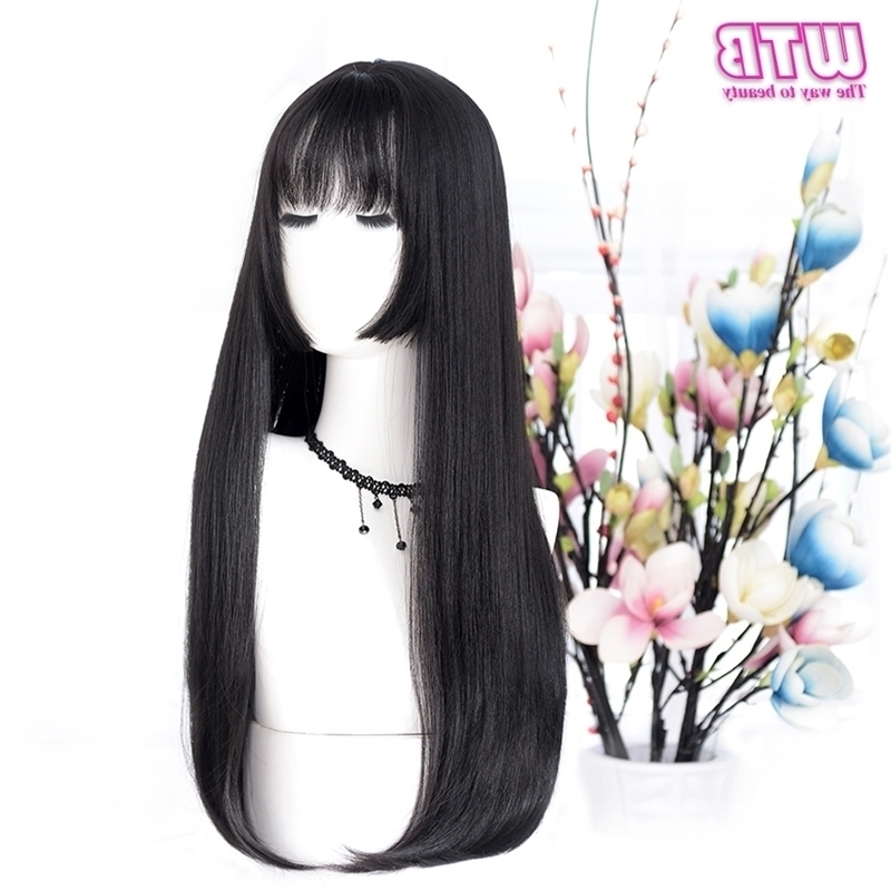 Straight WTB Hair Long Black Synthetic Lolita with Bangs for Women Fashion Female Cosplay Party Christmas Wigs Free Gifts, 4/27hl
Straight WTB Hair Long Black Synthetic Lolita with Bangs for Women Fashion Female Cosplay Party Christmas Wigs Free Gifts, 4/27hl