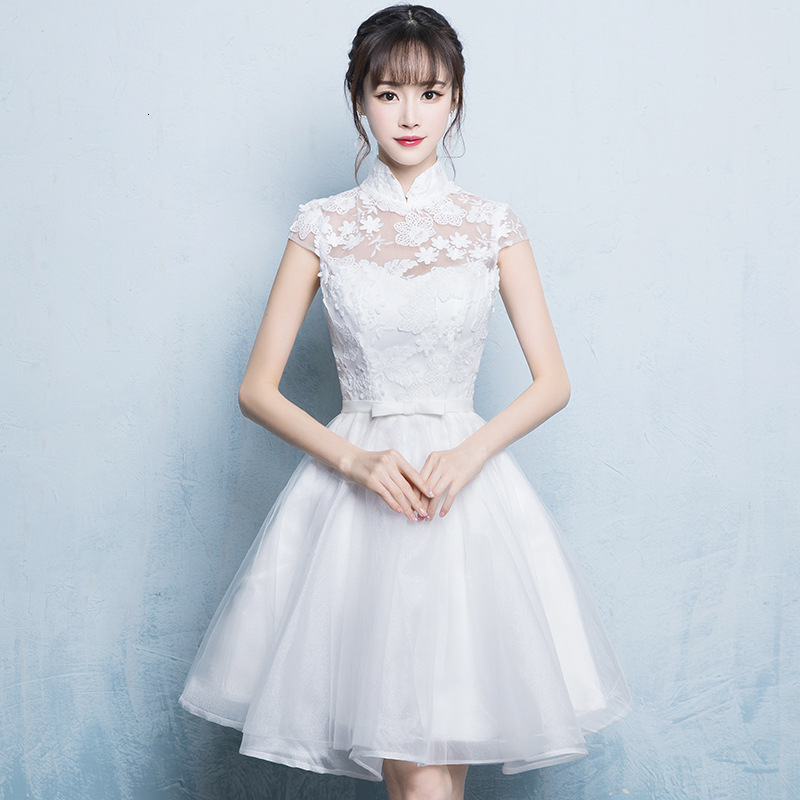 White Exquisite Flower Appliques Formal Party Dress Women Elegant Chinese Banquet Gown Sweet Bow Trim Mesh Dresses S-3xl L3a3
White Exquisite Flower Appliques Formal Party Dress Women Elegant Chinese Banquet Gown Sweet Bow Trim Mesh Dresses S-3xl L3a3