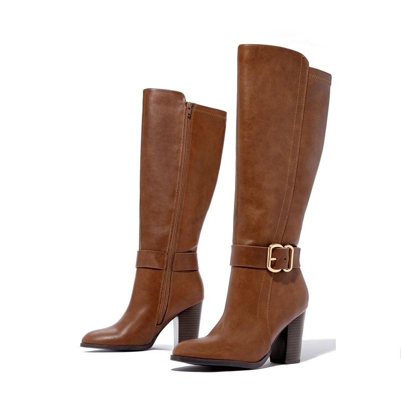 Boots Women Knee High Pu Leather Chunky Heels Ladies Shoes Autumn Winter Buckle Strap Platform Female Long, Brown
Boots Women Knee High Pu Leather Chunky Heels Ladies Shoes Autumn Winter Buckle Strap Platform Female Long, Brown