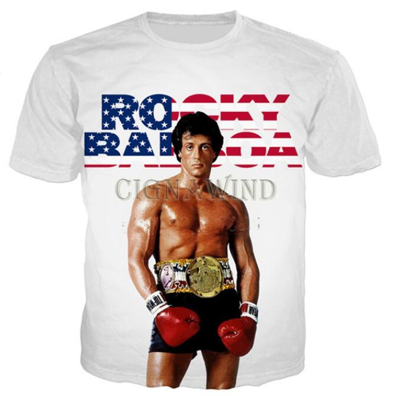 Rocky balboa 3D Printed Casual Short Sleeves T-shirts for Women/men T03, White;black
Rocky balboa 3D Printed Casual Short Sleeves T-shirts for Women/men T03, White;black