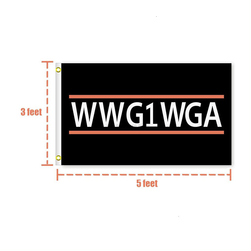 Flag Qanon Where We Go One We WWG1WGA Go All Political Conspiracy Movement President Donald Trump UV Fade Resistant 3x5 TGB9
Flag Qanon Where We Go One We WWG1WGA Go All Political Conspiracy Movement President Donald Trump UV Fade Resistant 3x5 TGB9