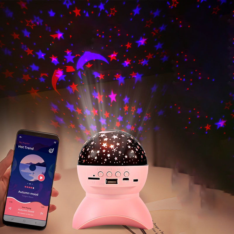Bluetooth Audio Dream Starry Sky Projector Lamp Music Colorful LED Romantic Rotation Creative Home
Bluetooth Audio Dream Starry Sky Projector Lamp Music Colorful LED Romantic Rotation Creative Home