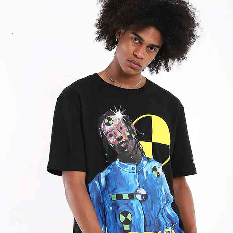 2021ins Net Red Asap Rocky Wang Yibo Same Robot Loose Shoulder Short Sleeve T-shirt Half, White;black
2021ins Net Red Asap Rocky Wang Yibo Same Robot Loose Shoulder Short Sleeve T-shirt Half, White;black