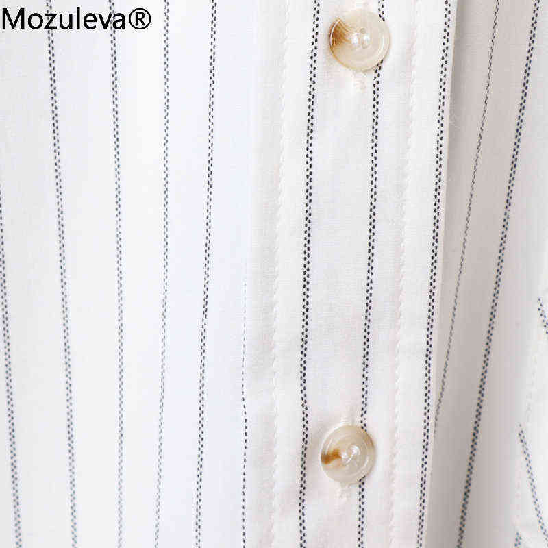 Mozuleva Women's Summer Two-piece Home Suit for Spring / Autumn Thin Long-sleeved Cotton Pants Pajamas Women Autumn Cotton Suit 211109
