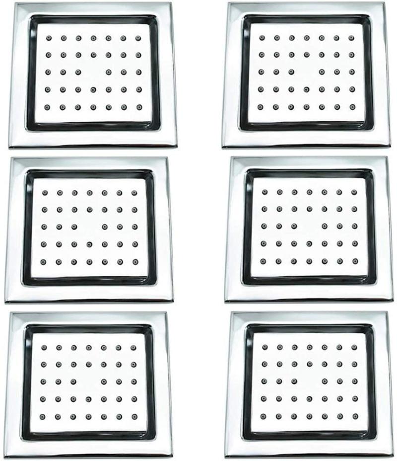 High Quality Concealed Installation Body Jet Shower Spa Brass Square Massage Jets Spray Body Shower Bodyspray (Chrome - 6pcs
High Quality Concealed Installation Body Jet Shower Spa Brass Square Massage Jets Spray Body Shower Bodyspray (Chrome - 6pcs