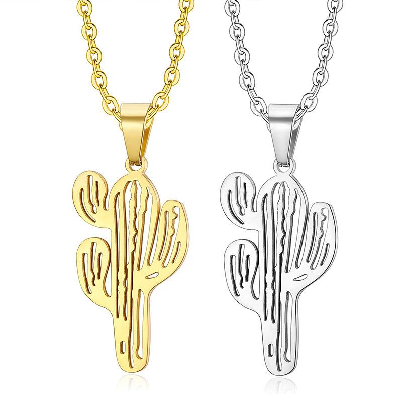 Pendant Necklaces Hollow Cactus Stainless Steel Women Necklace Charm Trendy Simple For Wife Female Girl Friend Jewelry Creativity Gift Whole
Pendant Necklaces Hollow Cactus Stainless Steel Women Necklace Charm Trendy Simple For Wife Female Girl Friend Jewelry Creativity Gift Whole