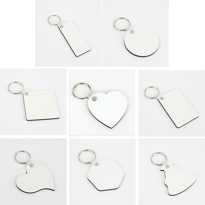 Wholesale Blank Keychain Party Favor Sublimation Designer Bags Pendant DIY Gift Key chain Ornament MDF Coated Board Double-sided Heat Transf
Wholesale Blank Keychain Party Favor Sublimation Designer Bags Pendant DIY Gift Key chain Ornament MDF Coated Board Double-sided Heat Transf