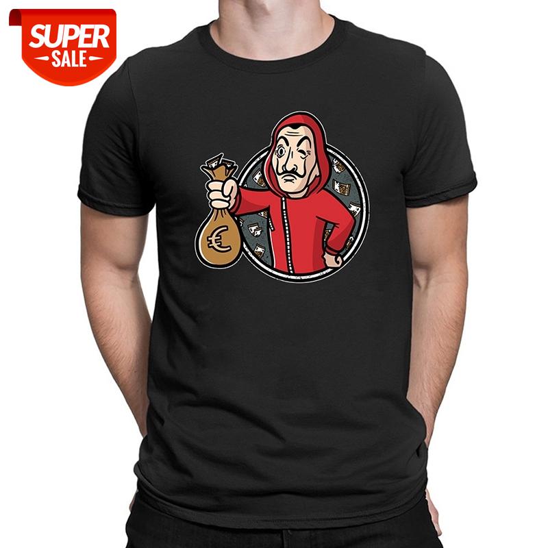 La Casa De Papel T Shirt House of Paper Tshirt Men Cool Design Money Heist Tees TV Series Tees Short Sleeve Tops Streetwear #gV9w, White;black
La Casa De Papel T Shirt House of Paper Tshirt Men Cool Design Money Heist Tees TV Series Tees Short Sleeve Tops Streetwear #gV9w, White;black