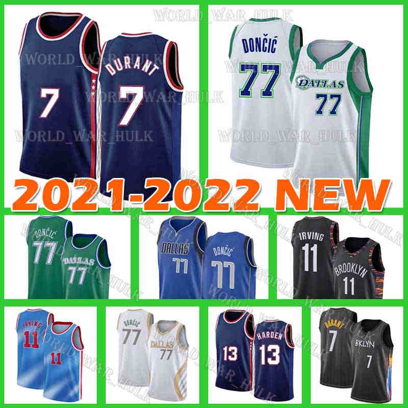 Kevin 7 Durant 13 Harden Basketball Jersey 11 Kyrie 77 Doncic Irving 41 Dirk Anniversary Nowitzki James Luka Kristaps Biggie Porzingis 75th White Blue Mens
Kevin 7 Durant 13 Harden Basketball Jersey 11 Kyrie 77 Doncic Irving 41 Dirk Anniversary Nowitzki James Luka Kristaps Biggie Porzingis 75th White Blue Mens