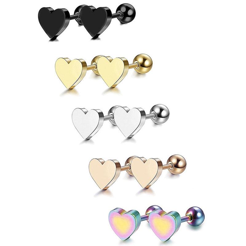 Stud Earrings Love Heart Simple Compact Cute Student For Women Minimalist Stainless Steel
Stud Earrings Love Heart Simple Compact Cute Student For Women Minimalist Stainless Steel