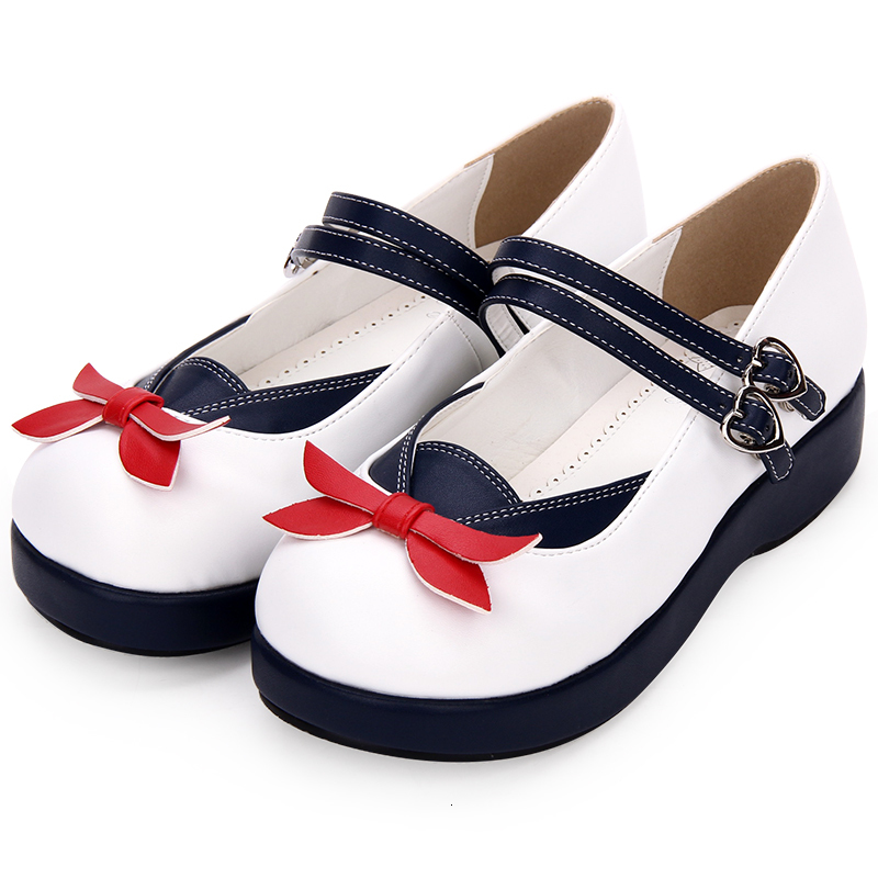 Spring Sweet New Kawaii Beautiful Japanese Girl Anime Cosplay Woman Platform Female Harajuku Marine Bow Princess Lolita Shoes X21w, Beige.
Spring Sweet New Kawaii Beautiful Japanese Girl Anime Cosplay Woman Platform Female Harajuku Marine Bow Princess Lolita Shoes X21w, Beige.