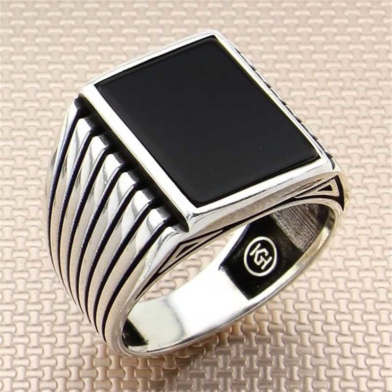 Classic Silver Ring Rectangle Black Onyx Gemstone Men Made in Turkey Solid 925 Sterling 220113
Classic Silver Ring Rectangle Black Onyx Gemstone Men Made in Turkey Solid 925 Sterling 220113