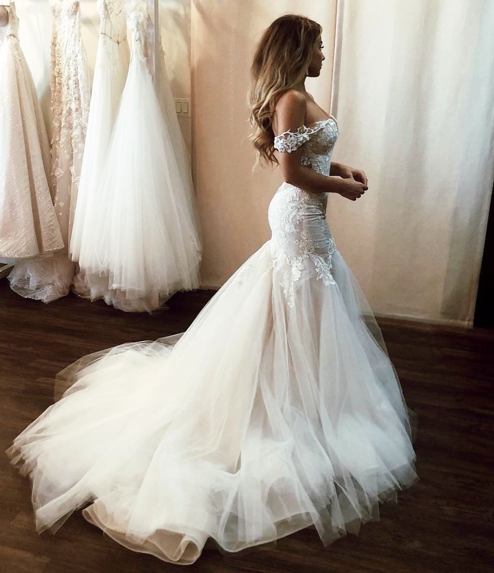 2021 New Sexy Open Back Vintage Lace Wedding Mermaid Off the Shoulder Illusion Applique Tulle Court Train Bridal Es Md17, White
2021 New Sexy Open Back Vintage Lace Wedding Mermaid Off the Shoulder Illusion Applique Tulle Court Train Bridal Es Md17, White