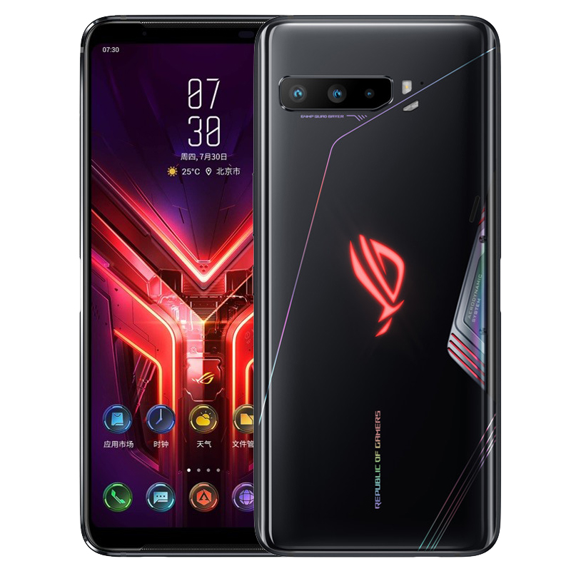 Original ASUS ROG 3 5G Mobile Phone Gaming 12GB RAM 128GB 256GB 512GB ROM Snapdragon 865 Plus Android 6.59" AMOLED Full Screen 64.0MP 6000mAh OTA