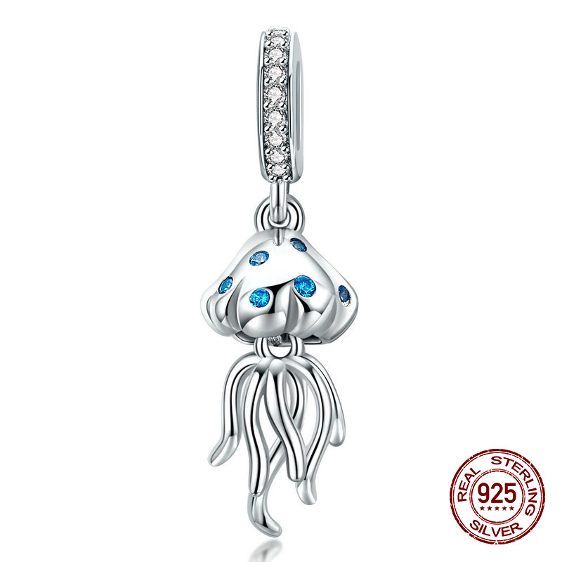Jellyfish Zircon Necklace Pendant fit Pandora Bracelet Charm Genuine 925 Sterling Silver Beads Luxury Original Jewelry Making, Black
Jellyfish Zircon Necklace Pendant fit Pandora Bracelet Charm Genuine 925 Sterling Silver Beads Luxury Original Jewelry Making, Black