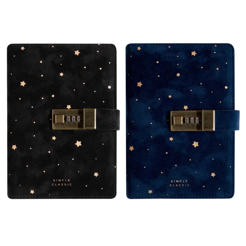 B6 Suede Travel Notebook w/ Combination Lock Password Star Agenda Diary Journal M17F
B6 Suede Travel Notebook w/ Combination Lock Password Star Agenda Diary Journal M17F