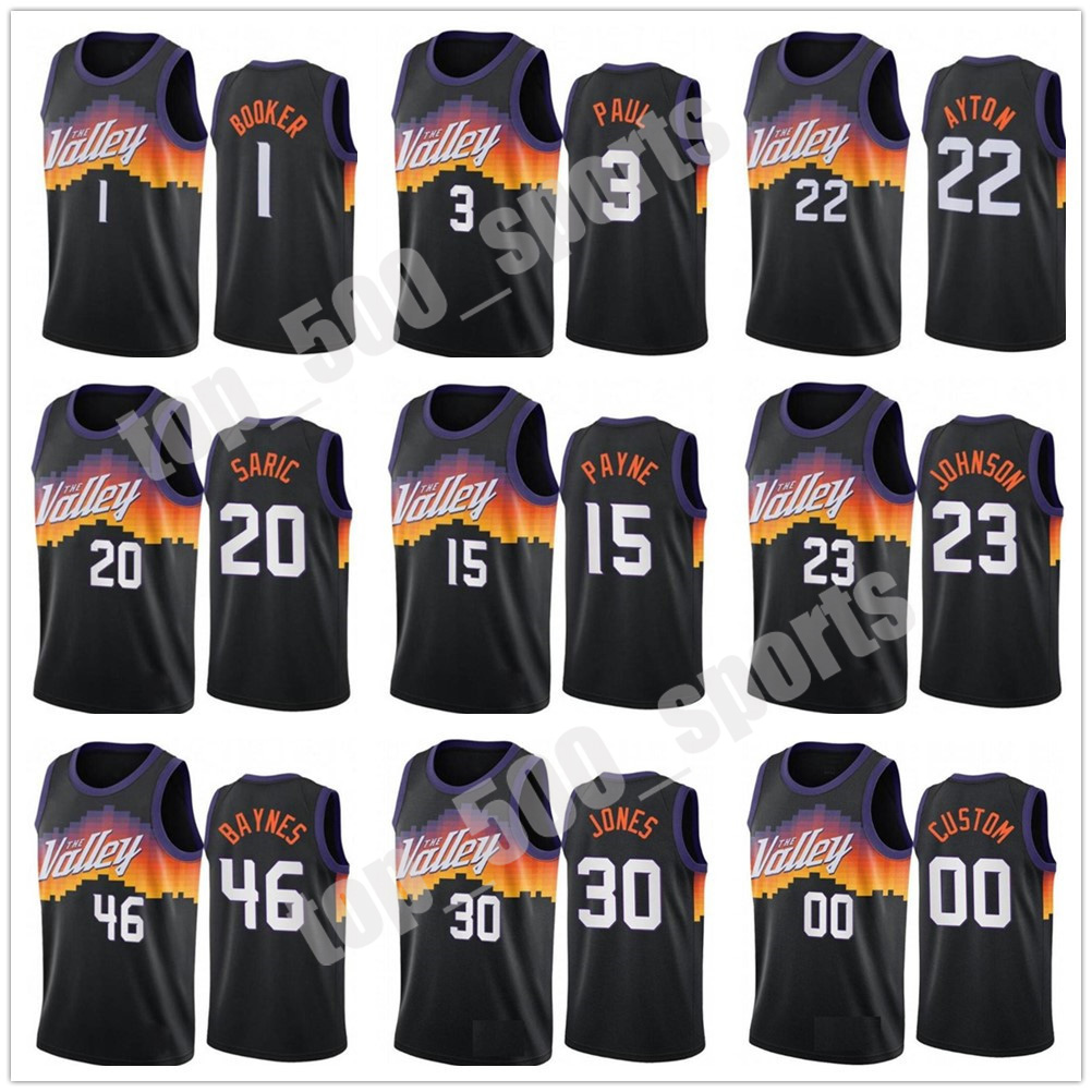2021 Suns Chris Paul Devin Booker Basketball Jerseys DeAndre Ayton Swingman City Jersey Black Uniform Crowder Saric Bridges Jalen Smith John, Black;red
2021 Suns Chris Paul Devin Booker Basketball Jerseys DeAndre Ayton Swingman City Jersey Black Uniform Crowder Saric Bridges Jalen Smith John, Black;red