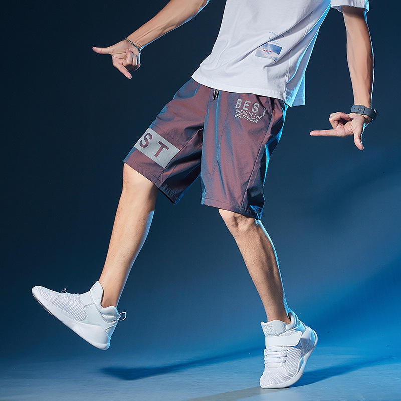 Men's Colorful Gradient Ice Silk Tooling Shorts Loose Capris Fashion Brand Ins Quick Drying Pants Summer Thin, Red
Men's Colorful Gradient Ice Silk Tooling Shorts Loose Capris Fashion Brand Ins Quick Drying Pants Summer Thin, Red
