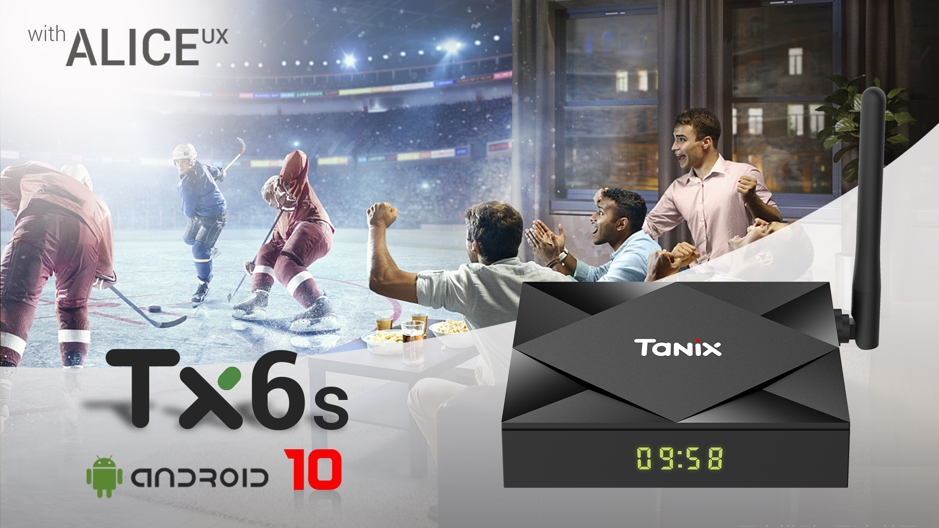 New Tanix TX6S TV Box Android 10.0 H616 4GB 64GB 2.4G 5G WiFi BT Set Top Box