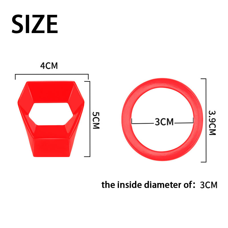 General Motors Interior Engine Ignition Start Button Protective Cover One-Key Decoration Car Accessories for free shipping