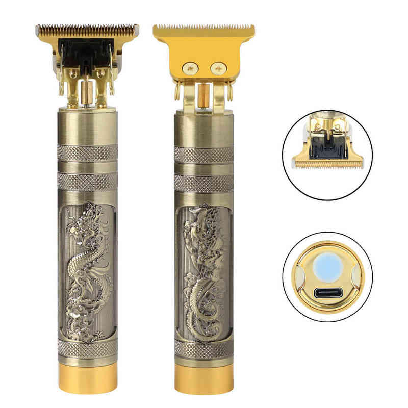 Maquina de Cortar Cabello Drop Hair Cutting Machine Barbear Clipper Trimmer Cabel 220121