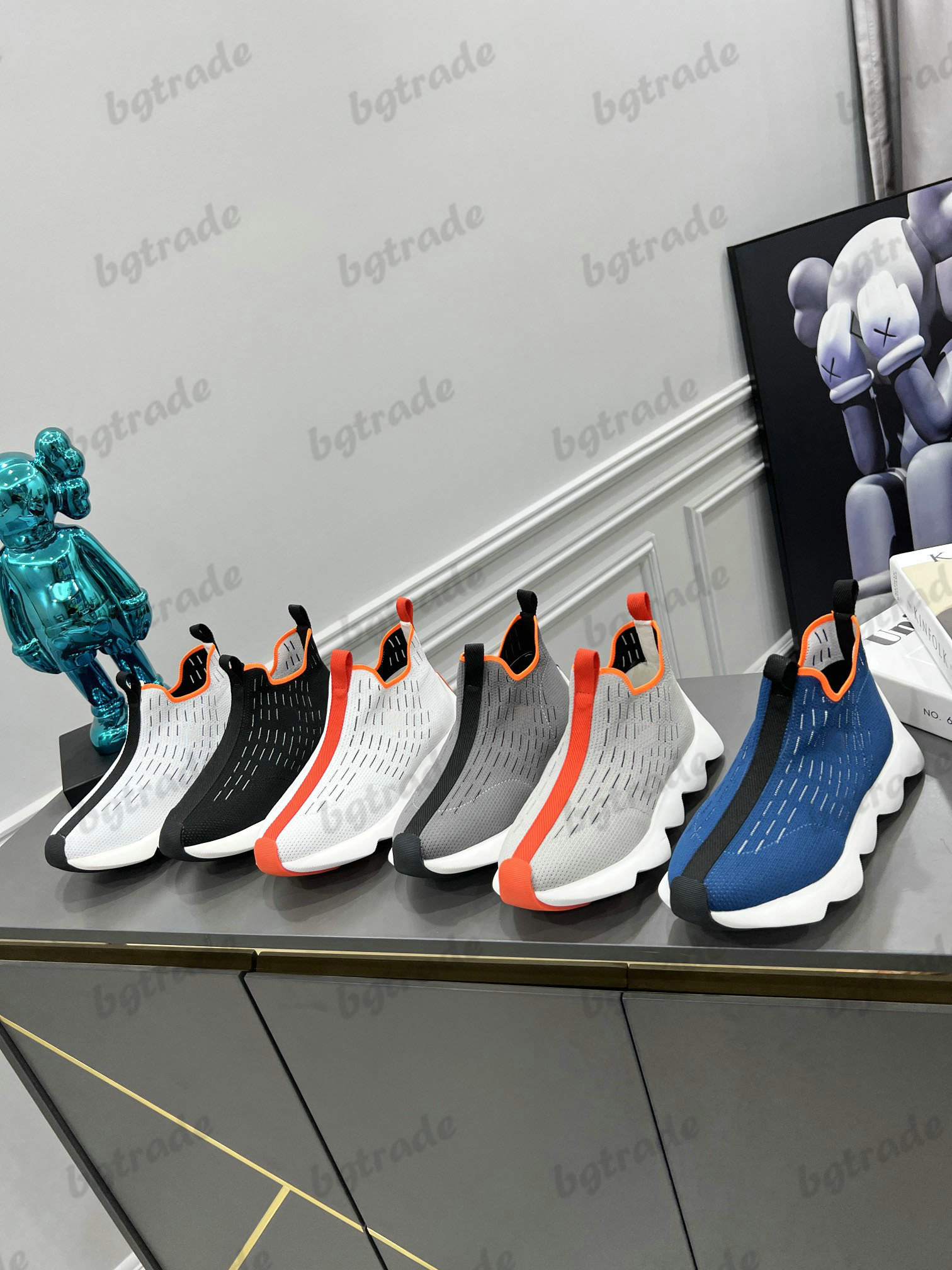 Designer Eclair Sock Sneaker Men's Slip-on Knit Shoes Womens Comfortable Trendy Sports Shoe Light Weight Sole
Designer Eclair Sock Sneaker Men's Slip-on Knit Shoes Womens Comfortable Trendy Sports Shoe Light Weight Sole