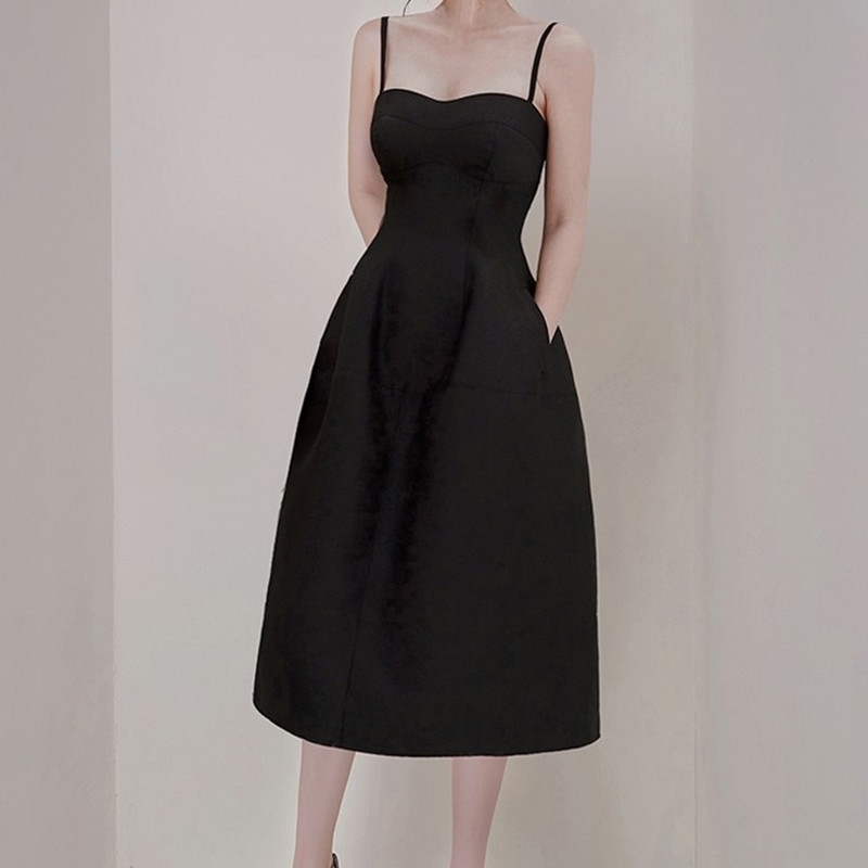 ZAWFL Women Summer Spaghetti Strap Vintage Dress Plus Size Elegant Sleeveless Solid Color Hepburn Sling Party Vestidos 210525, Picture color
ZAWFL Women Summer Spaghetti Strap Vintage Dress Plus Size Elegant Sleeveless Solid Color Hepburn Sling Party Vestidos 210525, Picture color