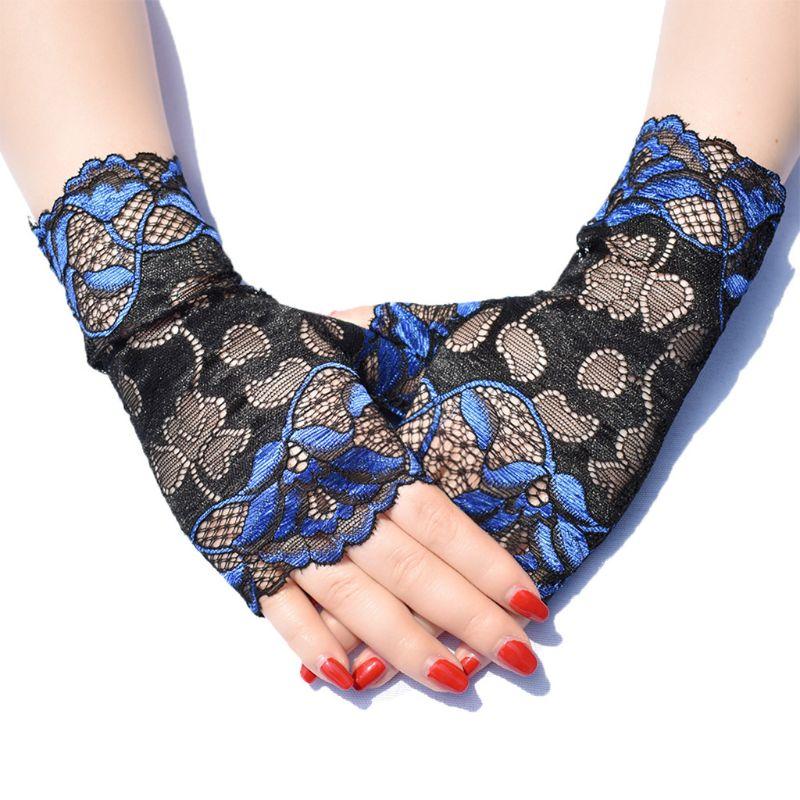 Five Fingers Gloves Women Summer Thin Sunscreen Fingerless Hollow Jacquard Floral Lace Contrast Color Dance Party Mittens
Five Fingers Gloves Women Summer Thin Sunscreen Fingerless Hollow Jacquard Floral Lace Contrast Color Dance Party Mittens