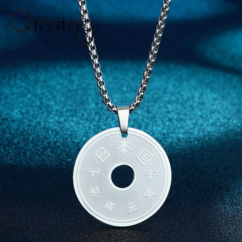 Pendant Necklaces 5 Yen Coin Lucky Japanese Necklace For Women Men Stainless Steel Jewelry Round Charm Dropship
Pendant Necklaces 5 Yen Coin Lucky Japanese Necklace For Women Men Stainless Steel Jewelry Round Charm Dropship