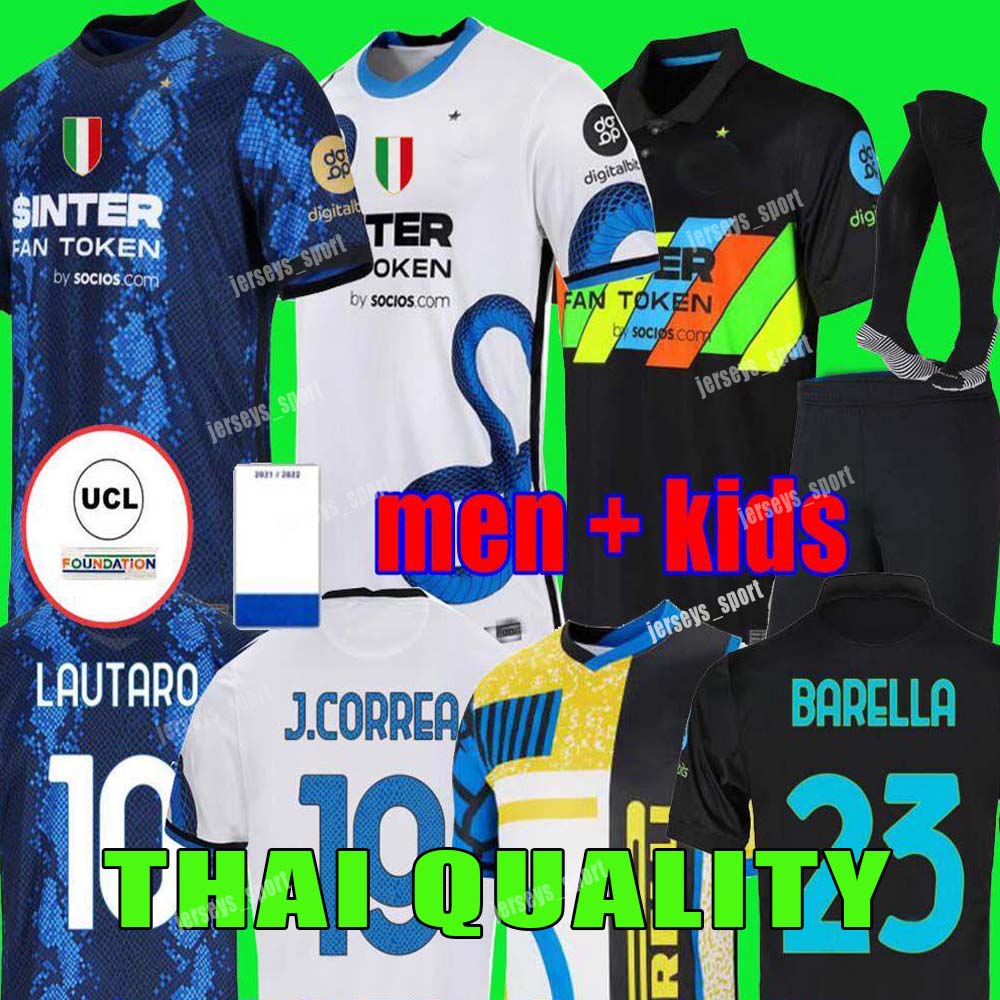 INTER jerseys VIDAL BARELLA MILAN LAUTARO ERIKSEN 21 22 soccer football shirt 2021 uniforms men and kids kit away fourth Dzeko SENSI SKRINIAR Dumfries Joaquin Correa, 21-22 3rd adult
INTER jerseys VIDAL BARELLA MILAN LAUTARO ERIKSEN 21 22 soccer football shirt 2021 uniforms men and kids kit away fourth Dzeko SENSI SKRINIAR Dumfries Joaquin Correa, 21-22 3rd adult