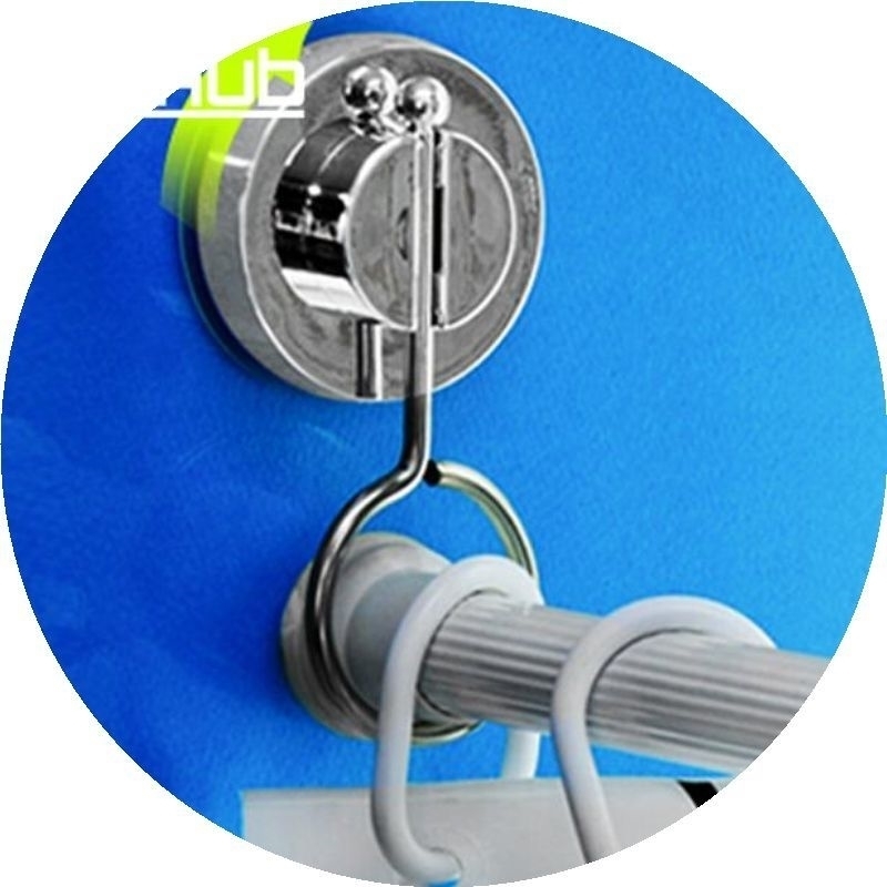 Vacuum Suction Cup Bathroom Rack Shower Curtain Rod Hanging Ring DEHUB Rods Stand Srong Cornices Hanging Ring--Silver T200601, Silive
Vacuum Suction Cup Bathroom Rack Shower Curtain Rod Hanging Ring DEHUB Rods Stand Srong Cornices Hanging Ring--Silver T200601, Silive