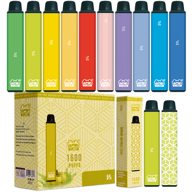 OriginalVAPEN CUBE 1600 PUFFs Disposable Vape Pen e Cigarette 650 mAh Battery 10 Colors available 650mAh Capacity 5.5 ML Vapor puff bars
OriginalVAPEN CUBE 1600 PUFFs Disposable Vape Pen e Cigarette 650 mAh Battery 10 Colors available 650mAh Capacity 5.5 ML Vapor puff bars