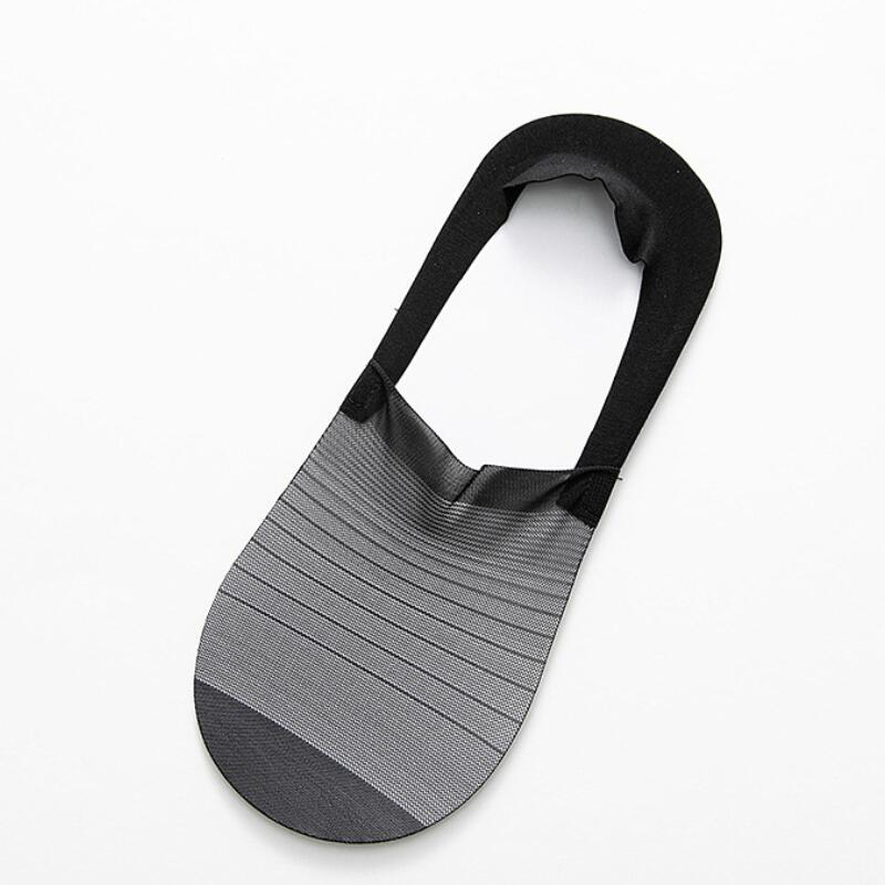 Men Socks Slippers Summer Solid Ice Silk Short Invisible Sock Slippers Traceless New No Show hosiery