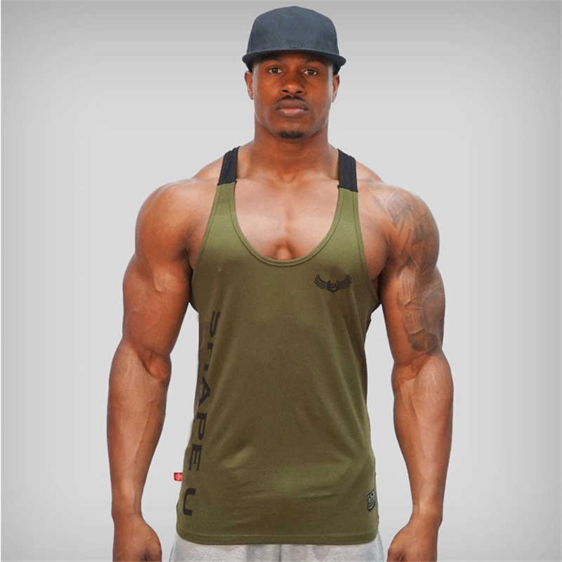 Men camouflage clothing bodybuilding stringer gyms tank top men fitness singlet cotton sleeveless shirt muscle vest