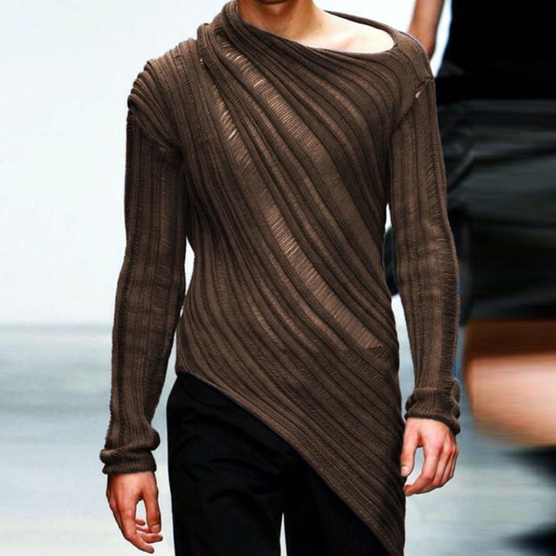 Men' Sweaters Plain Hollow Casual Sweater Original Design Fashion Pullover Sweatshirts 2021 Autumn Winter Mens Trendy Clothing, Brown
Men' Sweaters Plain Hollow Casual Sweater Original Design Fashion Pullover Sweatshirts 2021 Autumn Winter Mens Trendy Clothing, Brown