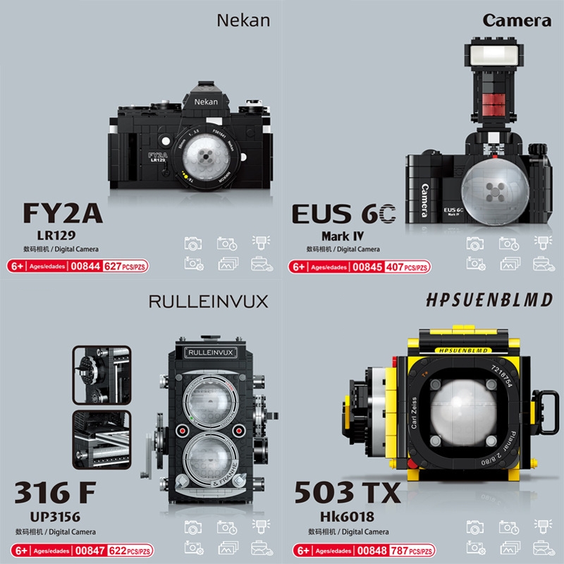 2021 NEW In stock MOC Creative Series Digital SLR Camera FY2A 316F EUS6C TX HK6018 Building Blocks Bricks children Toys gifts
2021 NEW In stock MOC Creative Series Digital SLR Camera FY2A 316F EUS6C TX HK6018 Building Blocks Bricks children Toys gifts
