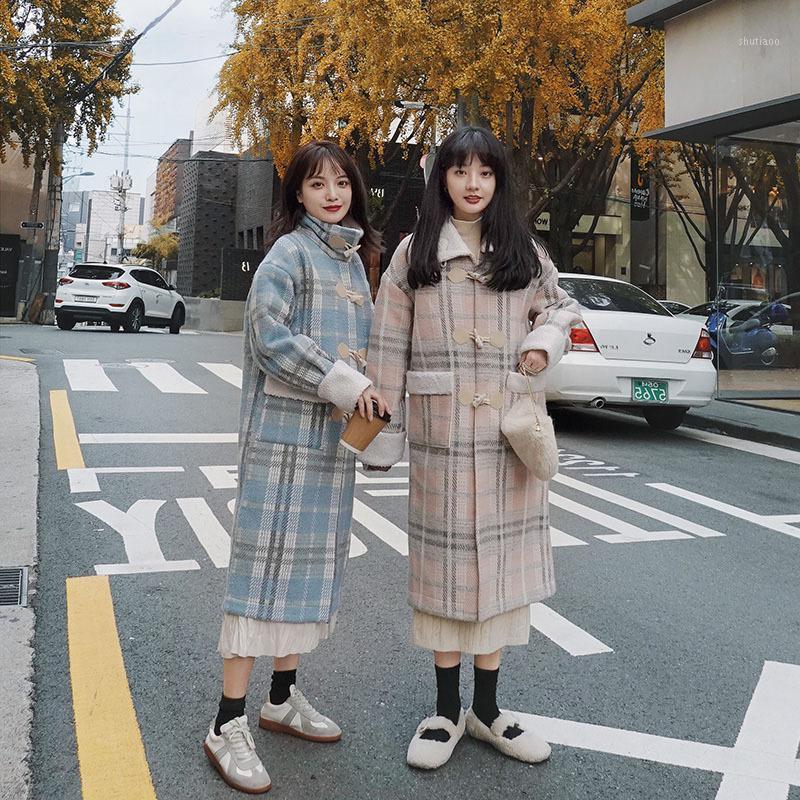 Women's Wool & Blends Plaid Woolen Coat Womens Mid-Length 2021 Winter Korean-Style Toggle Lambs Splice Overcoat /40, Pink
Women's Wool & Blends Plaid Woolen Coat Womens Mid-Length 2021 Winter Korean-Style Toggle Lambs Splice Overcoat /40, Pink