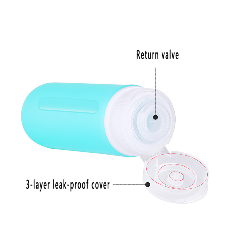 Silica Gel Filling 89ML Gift travel Portable Household Items Elsion Spray Bottles Cosmetics Liquid Storage Bottle Free shipping