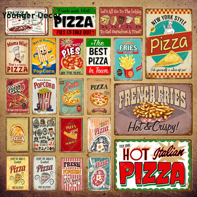 Italian New York Style Pizza Poster Retro Fresh Popcorn Wall Decoration Metal Signs Home Kitchen Decor Vintage Plaques YI-147
Italian New York Style Pizza Poster Retro Fresh Popcorn Wall Decoration Metal Signs Home Kitchen Decor Vintage Plaques YI-147