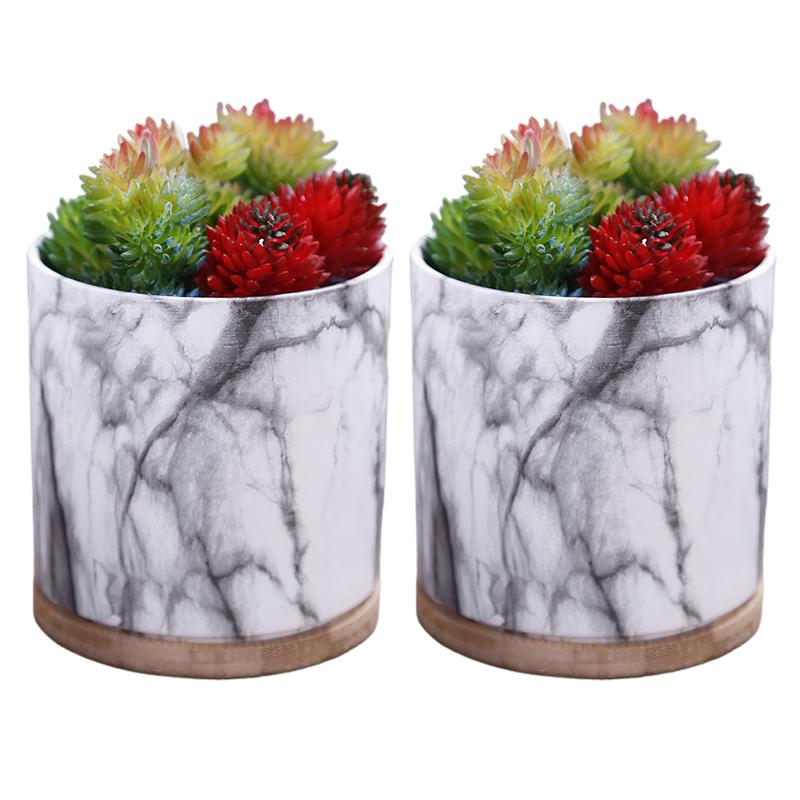 2pcs Marble Plant Flower Pot With Tray Nordic Ceramic Round Green Plant Succulents Pot With Hole Office Desktop Mini Decor
2pcs Marble Plant Flower Pot With Tray Nordic Ceramic Round Green Plant Succulents Pot With Hole Office Desktop Mini Decor