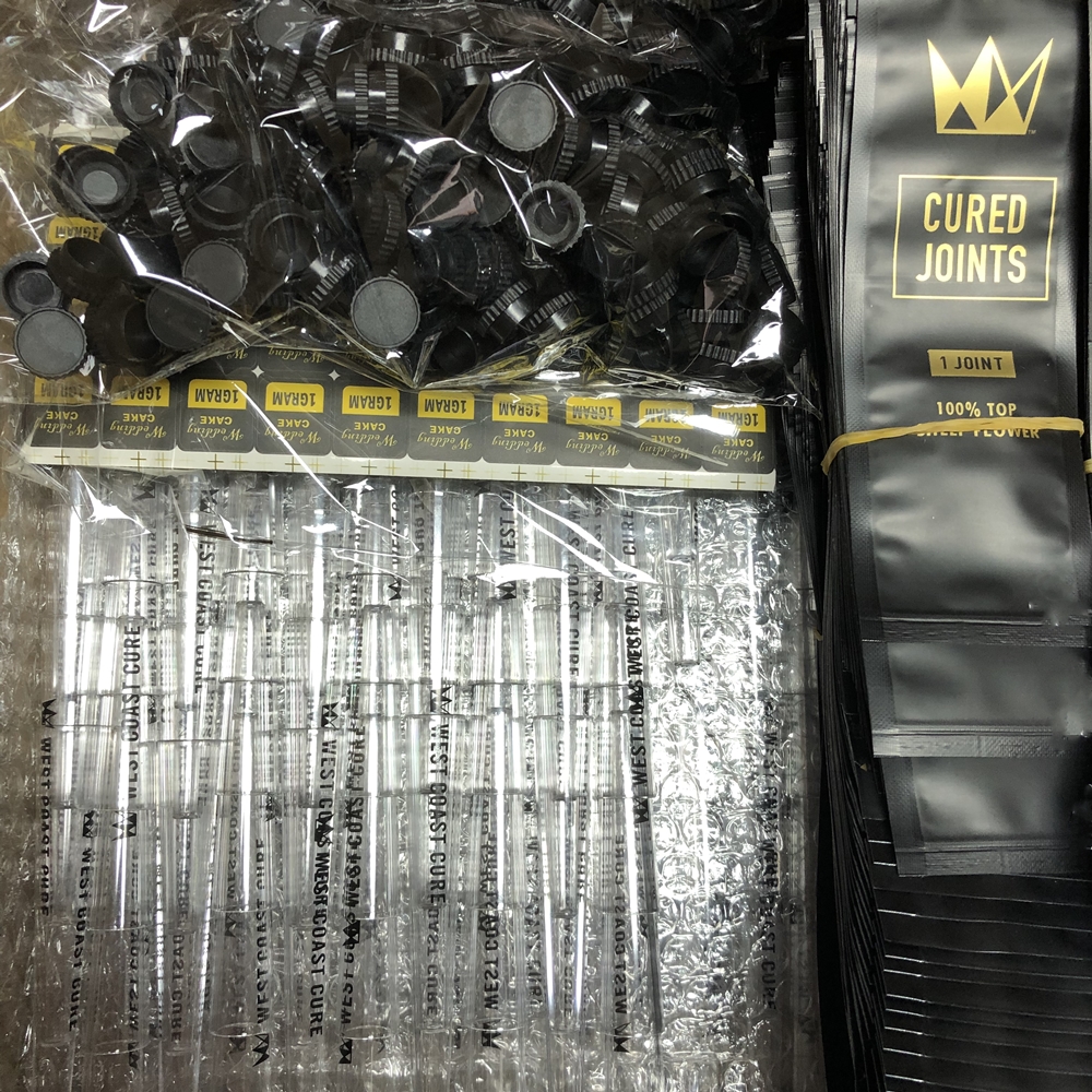 West Coast Cure 1PcsCURED JOINTS BAG +PLASTIC TUBE Packaging moonrock Preroll Pre-rolled tube Package DHL Free
West Coast Cure 1PcsCURED JOINTS BAG +PLASTIC TUBE Packaging moonrock Preroll Pre-rolled tube Package DHL Free