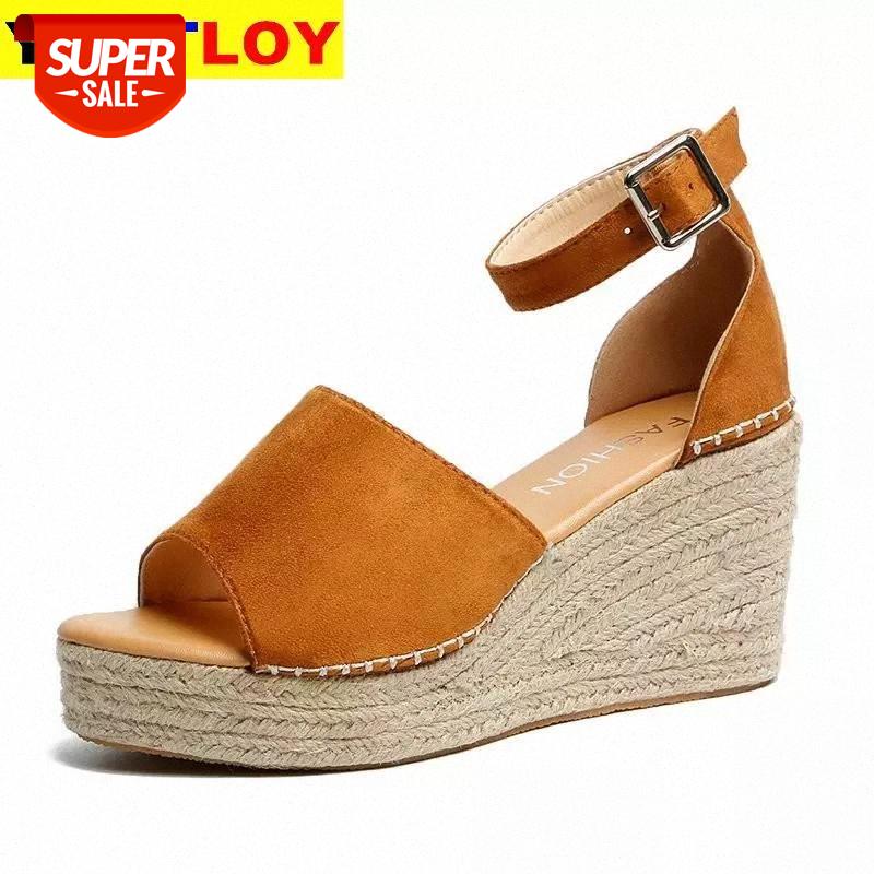 Espadrilles Shoes Sandals Women Fashion Dull Polish Sewing Peep Toe Wedges Hasp Sandals Summer #Mi8q, Black
Espadrilles Shoes Sandals Women Fashion Dull Polish Sewing Peep Toe Wedges Hasp Sandals Summer #Mi8q, Black
