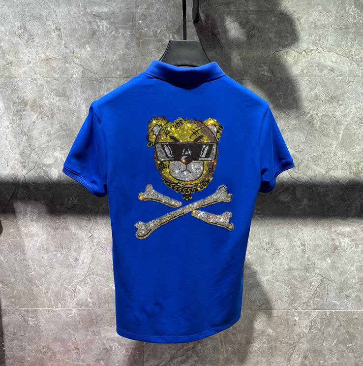2021 Hot Drill New Fashion Brand Casual Diamond Stone Masculino Men Short Sleeve Cotton Shirt Rhinestones Polo Aj8a, As picture shown
2021 Hot Drill New Fashion Brand Casual Diamond Stone Masculino Men Short Sleeve Cotton Shirt Rhinestones Polo Aj8a, As picture shown