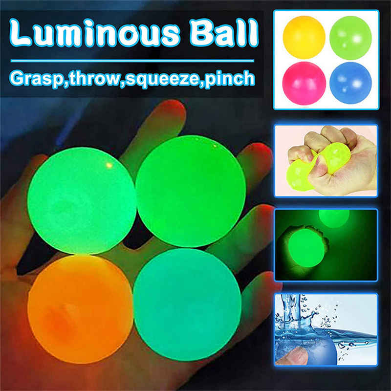 Ceiling Sticky Wall Ball Luminous Glow In The Dark Squishy Anti Stress Balls Stretchable Soft Squeeze Adult Kids Toys Party Gift 20pcs
Ceiling Sticky Wall Ball Luminous Glow In The Dark Squishy Anti Stress Balls Stretchable Soft Squeeze Adult Kids Toys Party Gift 20pcs